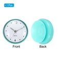 thumbnail image 3 of Waterproof Bathroom Clock Battery Operated Wall Clock with Suction Cup, Green, 3 of 7