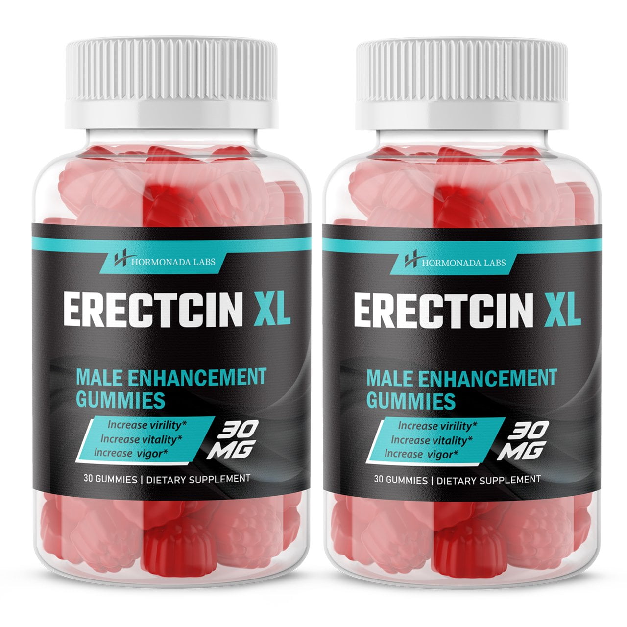 Erectcin XL Men Gummy ED, Full of Omega, No Pigment, Premium and Organic Gummies (Pack of 2) - Official Seller Store