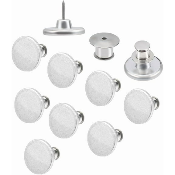 8Pcs Alloy Button Pins DIY