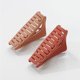 thumbnail image 5 of Jumpingount Pinza de pelo acrílica para mujer, reemplazo de Color sólido, Triangular, peluquería, tamaño libre, pinzas para niñas, adorno Accesorio para el cabello Rojo naranja Jumpingount AP013948-05, 5 of 6