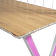 thumbnail image 6 of Twin Size Metal Loft Bed with Built-in Work Station, Wardrobe, Storage Staircase and LED, White, 6 of 21