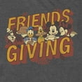 thumbnail image 2 of Men's Mickey & Friends Friendsgiving Celebration Graphic Tee Charcoal Heather 3X Large, 2 of 5