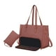 thumbnail image 1 of Bolso de mano para mujer, bolso para portátil, a prueba de fugas, bolsa térmica para alimentos fríos y calientes, lonchera grande Marrón, 1 of 9