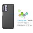 thumbnail image 2 of Tekcoo Cases for Galaxy A32 / Galaxy A52 / Galaxy A72 5G, Tekcoo [Tmajor] Shock Absorbing [Black] Rubber Silicone & Plastic Bumper Grip Cute Sturdy Hard Phone Cases Cover, 2 of 7