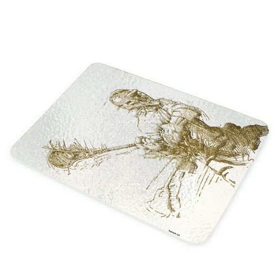 KuzmarK Glass Cutting Board - Lacrosse