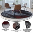 thumbnail image 6 of Masada Rugs Masada Rugs 7'x7' Round Modern Contemporary Round Area Rug in Red, Gray and Black, 6 of 10