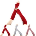 thumbnail image 2 of Manches d'Hiver Élastiques Unisexes Protection Pouce Trou Bras Chauffe Bras Couvre, 2 of 10