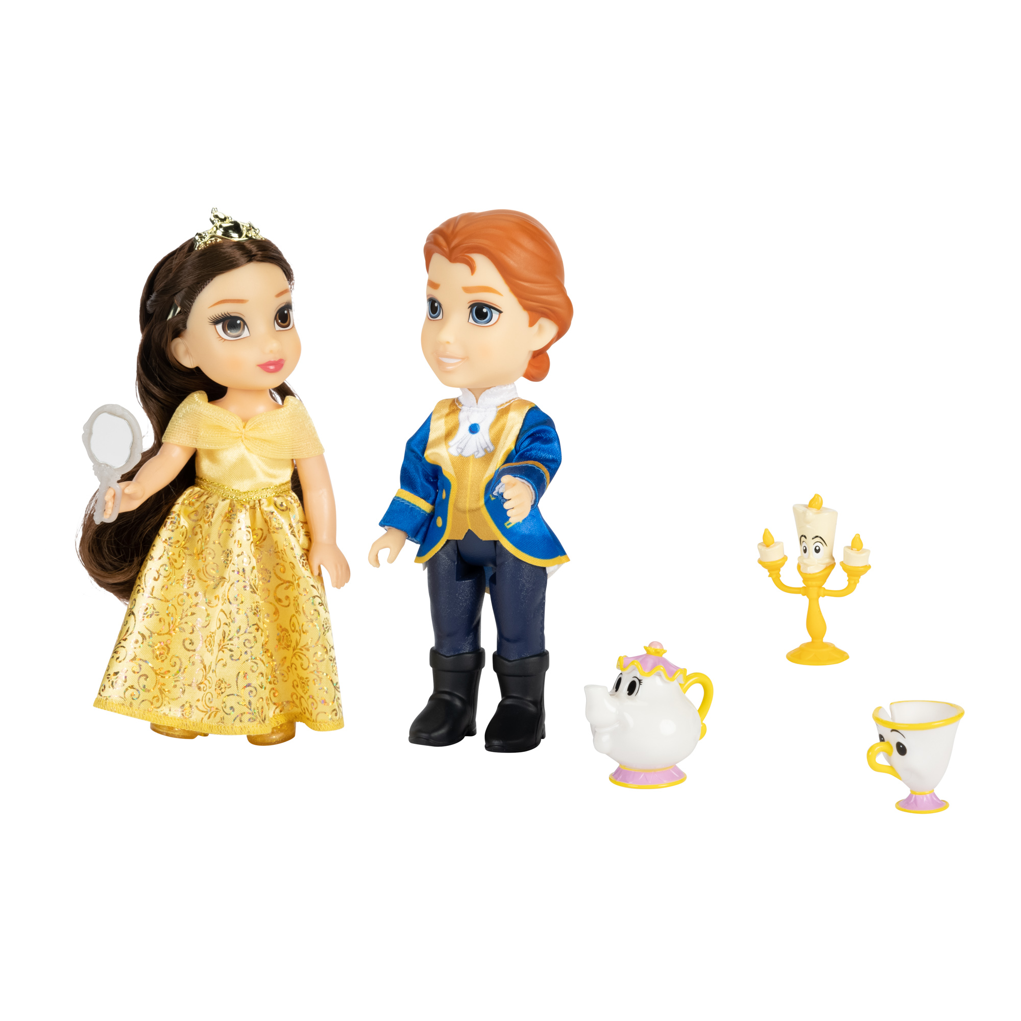 Disney Princess Beauty and the Beast Belle  Prince Moments of Love Petite  Gift Set Toy