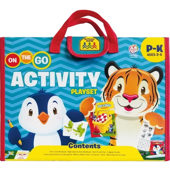 School Zone On The Go Activity Learning Playset