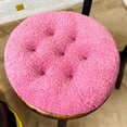 thumbnail image 7 of Round Chair Cushions 15.74X15.74inch Seat Cushion, Plush Seat Pad, Winter Fleece Plush Round Seating Pillows, Warm Chair Covering for Dining Room, Foam Padding Round Chair Pads Floor Pillow Cushions, 7 of 7