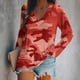thumbnail image 2 of KIHOUT - Blusas casuales para mujer, liquidación 2024, moda clásica, blusa lisa con cuello en V, blusas básicas holgadas de otoño, blusas tipo túnica de manga larga, 2 of 4