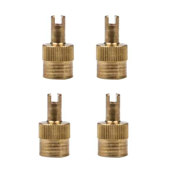 Slotted for Head Stem Cover with Removal Tool Full Copper Car Tire Tool Cap Motorcycle Tyre for Valve Repair Parts