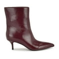 thumbnail image 2 of Nine West Charma Women's Kitten Heel Pointed Toe Ankle Boots Color: Black Patent Size: 9, 2 of 4