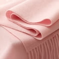 thumbnail image 4 of Sonducket Bufandas de lana de cordero Suaves y cómodas, ligeras y portátiles, manténgase cómodo durante todo el invierno. Bufanda de lana de Accesorios de disfraces Púrpura pálido, 4 of 6