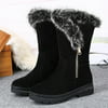 Fashion Ladies Women Boots Flat Winter Warm Snow Shoes BK/35