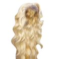thumbnail image 2 of Easter 28Inch Ombre Lace Wig A - Lace Front Wig Human Hair 3 Colors Highlight Loose Long Hair Dark Lace Front Wig Women Long Hair Long Curly Big A Polyester Wig St. Patrick'S Day, Wedding, Season,, 2 of 9