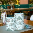 thumbnail image 3 of Yayeee Flameless Candles with Remote Flickering Battery Operated Multi Color Changing, White Nordic Christmas House, 3 of 7