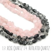 Pebble Gemstone Beads: Handpicked Natural Semi-Precious Nugget Gemstones for Unique CreationsBeads
