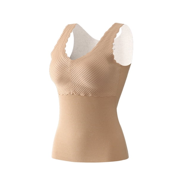 Ropa interior térmica para mujer, de invierno, con autocalentamiento, de encaje, cálida y sin costuras, de forro polar, resistente al frío.