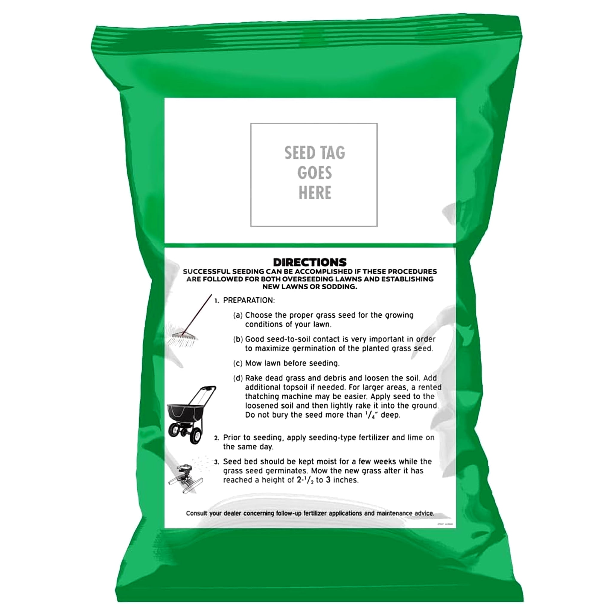 Jonathan Green (#12130) Touch-Up Perennial Ryegrass Blend - 25#  bag