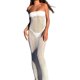 thumbnail image 1 of VISgogo Vestido de playa para mujer, largo, de color sólido, sin mangas, con hombros descubiertos, de punto, transparente, para fiesta y vacaciones VISgogo moda, 1 of 9