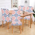 thumbnail image 2 of Yayeee 2 Pack Dining Chair Covers Stretch Parson Chairs Slipcovers Seat Protector, Mosaic Flowers Pattern, 2 of 6
