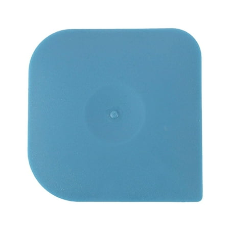 TXYRDXK Pan Scraper, 1 Pcs Pot Scraper Plastic, Pot Scraper Non Scratch for Cast Iron, Pot and Pan Cleaning, Sturdy Scraper Kitchen Tool-Aqua