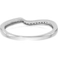 thumbnail image 5 of 14K White Gold Diamond Wedding Band (Size 7) Made In India rm2414b-010-waa, 5 of 5