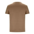 thumbnail image 5 of DODADAWANJ Vintage T Shirts for Men Graphic Tees Big and Tall Short Sleeve Workout Shirt Casual Crewneck Tshirts with Pocket Khaki M, 5 of 6