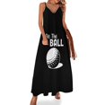 thumbnail image 1 of Nuevo y maravilloso vestido sin mangas con estampado gráfico de Caddyshack, regalo genial para invitados de boda, vestido de noche de lujo para mujer, 1 of 7