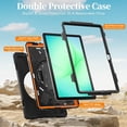 thumbnail image 3 of Funda para Samsung Galaxy Tab A11 Plus de 11 pulgadas (2025) y A9 Plus de 11 pulgadas (2023), funda protectora infantil a prueba de golpes con portalápices, correa de mano giratoria de 360 ​​grados, 3 of 9
