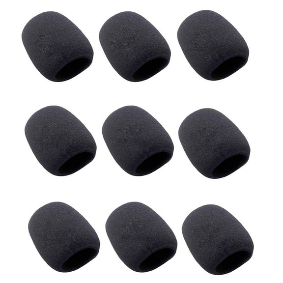 ITSELFER 9pcs Microphone Windscreen Covers, Foam Mic Protector for Karaoke, KTV, Studio, and Live Performance Accessories