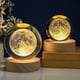 thumbnail image 5 of Glowing Planetary Astronaut Crystal Night Lights USB Power Warm/RGB Bedside Light Kid Gift Night Lamp, 5 of 5