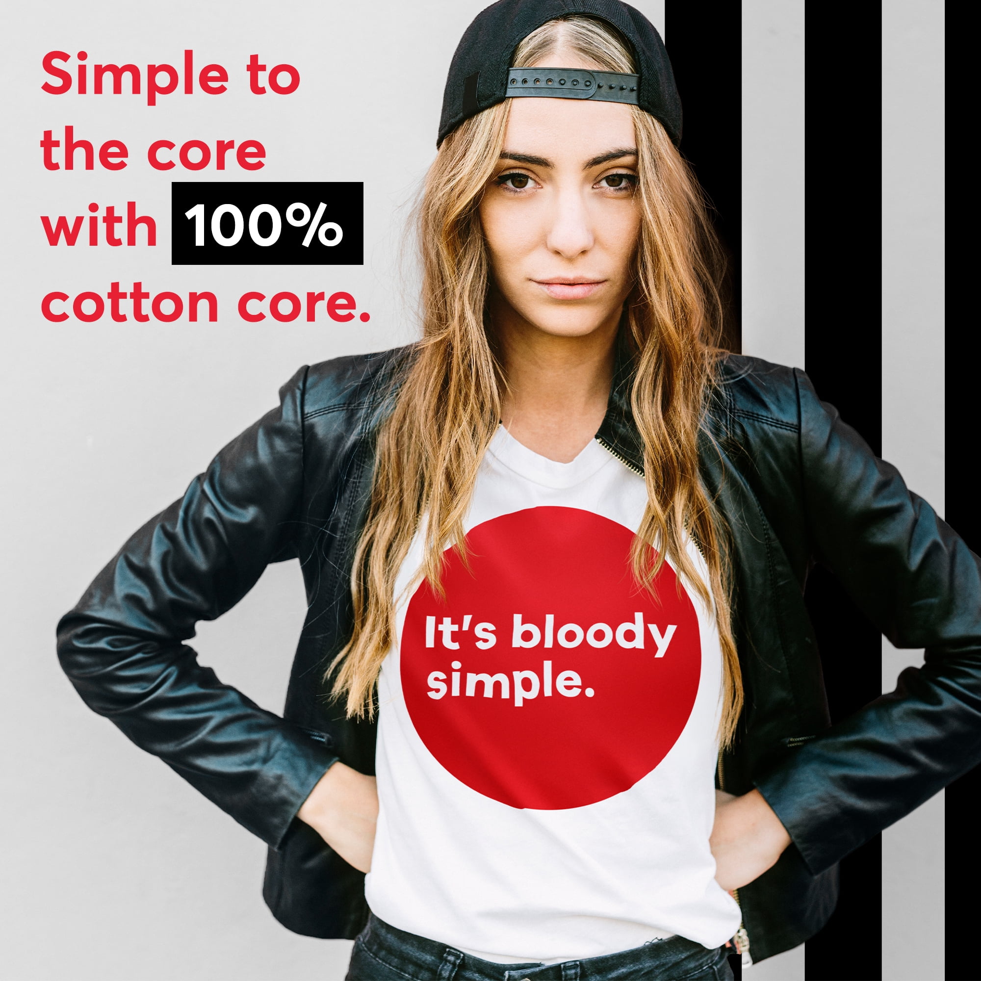 just. Cotton Core Tampons, Plastic Applicator, Super Absorbency, 20 Ct
