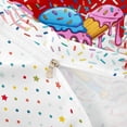 thumbnail image 4 of Castle Fairy Baseball Ice Cream Duvet Cover King, Sport Theme Dessert King Bedding, Pink Blue Red,3 Pieces,1 Duvet Cover and 2 Pillowcases, 4 of 6