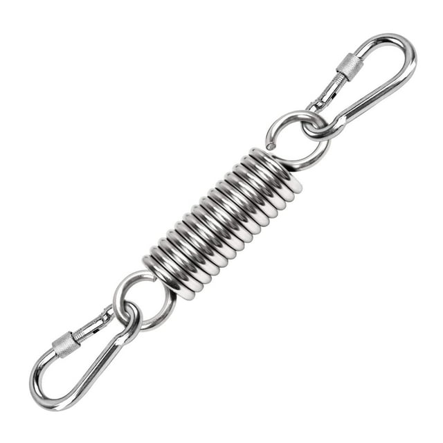koolsoo Stainless Steel Hammock Chair Hanging Kit Swing Spring Hardware, 500 LB Capacity 3Pcs
