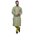 thumbnail image 4 of Atasi Printed Designer Kurta For Boys Casual Kurta Pajama Set Ethnic Summer Clothing, 4 of 5