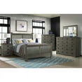 thumbnail image 3 of Intercon Furniture Oak Park Bedroom Wood Queen Slat Headboard in Pewter, 3 of 3
