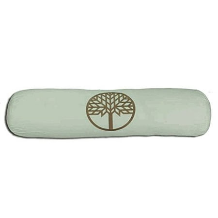 Koni Angel Suede Bolster Pillow Cover With Embroidered Hawthorn