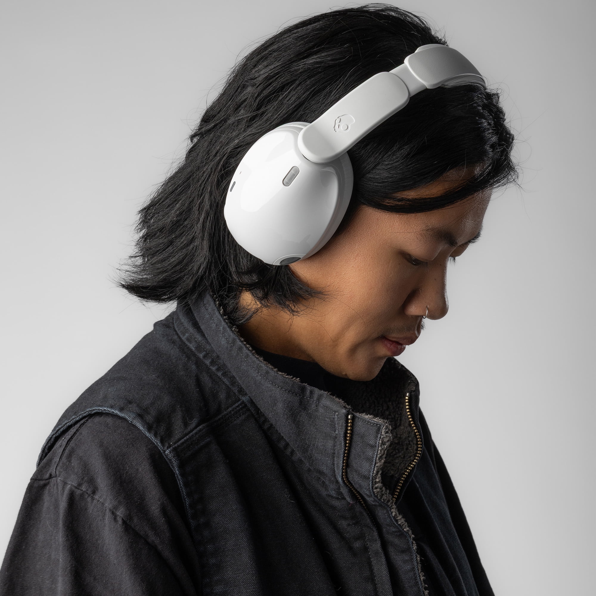 Skullcandy Hesh 540 ANC Wireless over-Ear Headphones with Active Noise Canceling, True Black