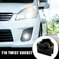 thumbnail image 2 of 5pcs DC 12V T10 Twist Base Socket Wedge Light Bulb Holder for Car Instrument Dash, 2 of 6