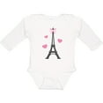 thumbnail image 3 of Inktastic Paris Lover Eiffel Tower Girls Long Sleeve Baby Bodysuit, 3 of 5
