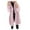 Pink, variant on Clearance! Mifelio Faux Fur Coat Long Womens Sleeve Coat Jacket Outwear Faux-Fur' Warmer Gilet Body Women's Coat Winter Coats for Women Beige L