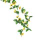 thumbnail image 3 of Guirnalda de girasol artificial de 18 cabezas, simulación de flor, vid, colgante de pared, plástico, flor falsa, ratán, amarillo seitruly HA8325-03B, 3 of 6