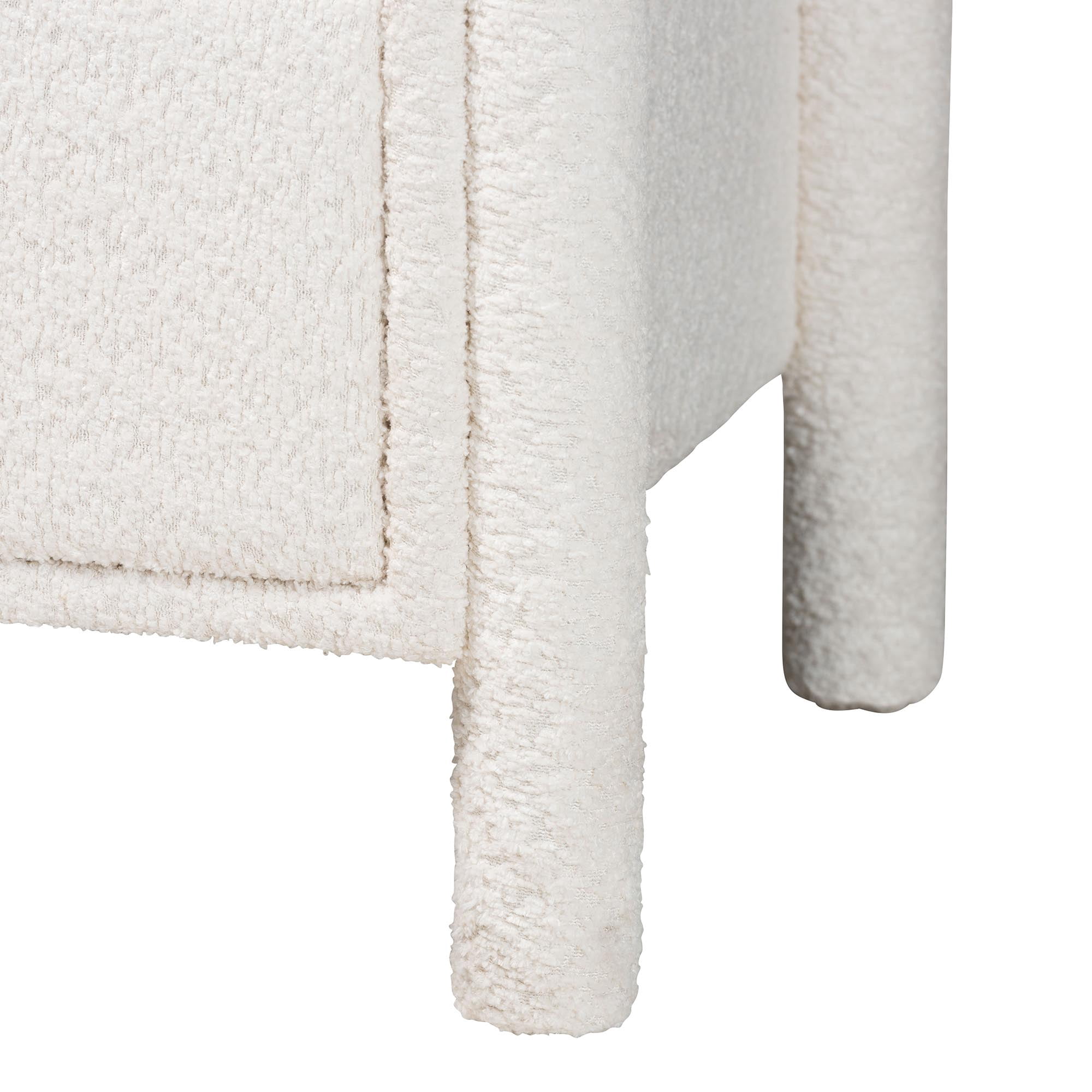 Baxton Studio Laria Modern Bedroom Set, 4-Piece, King, White