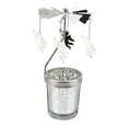 thumbnail image 2 of Spinning Tea Light Candle Holder Rotating Rotating Candle Holder Candlestick for Festive Wedding Angel, 2 of 9