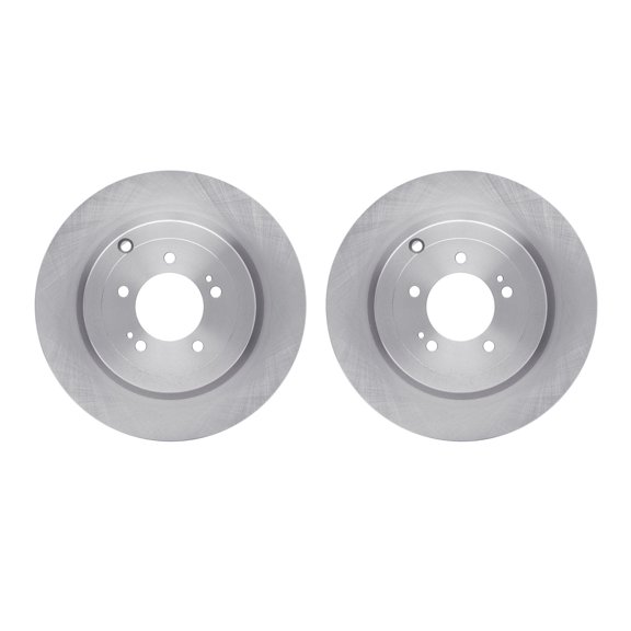 Dynamic Friction Company Rear Brake Rotors 6002-72041