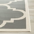 thumbnail image 3 of Safavieh Courtyard Becky Quatrefoil Indoor/Outdoor Area Rug, 8'11" x 12', Grey/Beige, 3 of 3