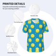 thumbnail image 5 of Fotbe Ball Tennis Baseball Jersey Shirt for Men and Women, Casual Short Sleeves Button Down T-Shirt-4X-Large, 5 of 9