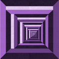 thumbnail image 1 of Ahgly Company Machine Washable Indoor Square Transitional Purple Area Rugs, 5' Square, 1 of 7